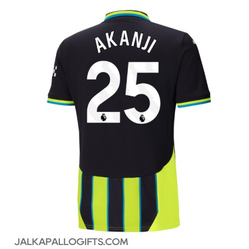 Manchester City Manuel Akanji #25 Vieraspaita 2024-25 Lyhythihainen